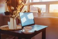 Digital detox workspace for focus and time management